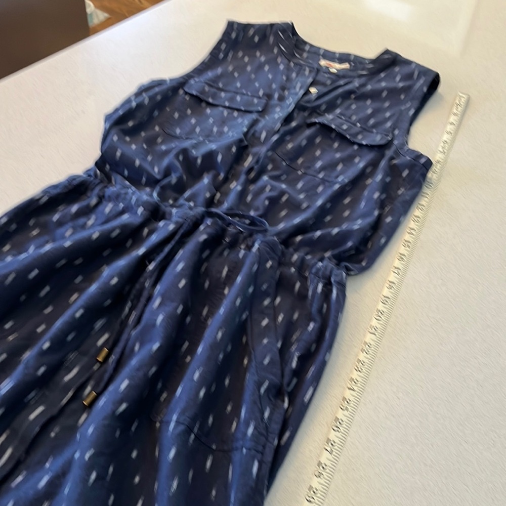 Faherety MIDI Dress Navy Cotton. Never worn!